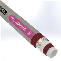 3.0 IN TEX-SANIVAC SUCTION GRAY